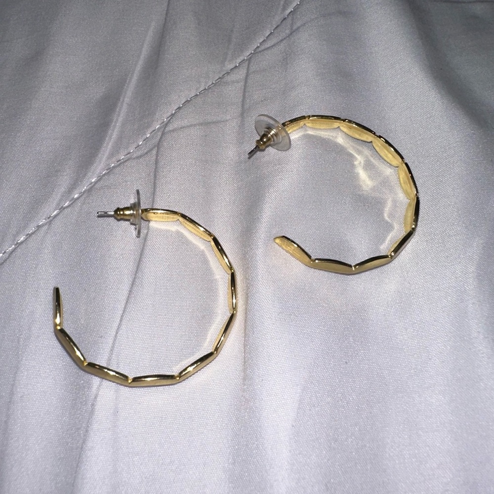Gold Hoop Kendra Scott Earrings